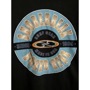Vintage Shorebreak Board Gear Men's XL‎ Black Short Sleeve T-Shirt.